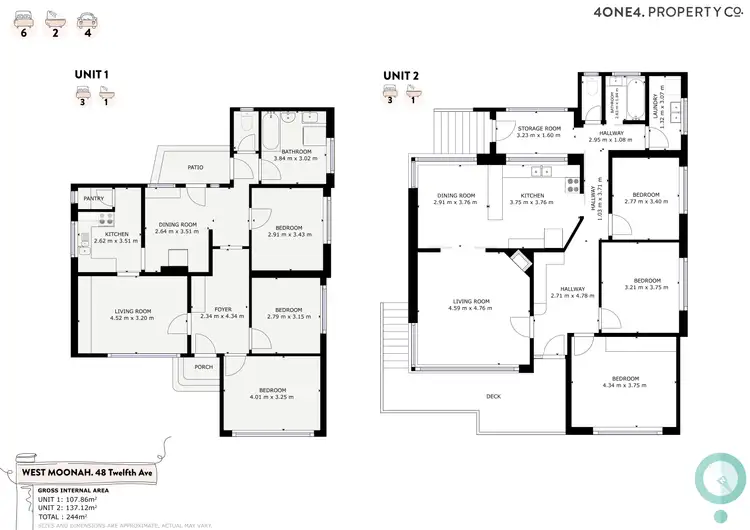 Floorplan of Homely house listing, 48 Twelfth Avenue, West Moonah TAS 7009