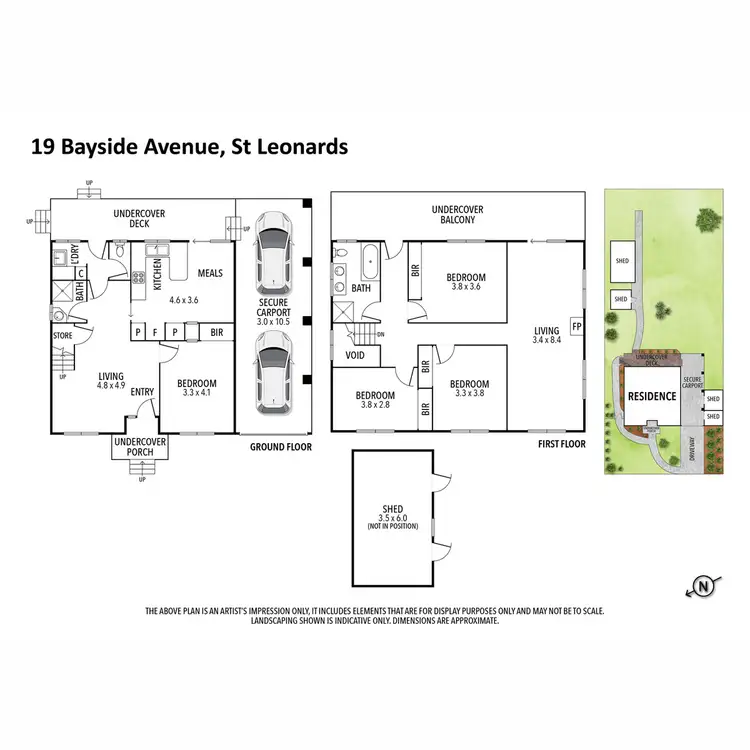 Floorplan of Homely house listing, 19 Bayside Avenue, St Leonards VIC 3223