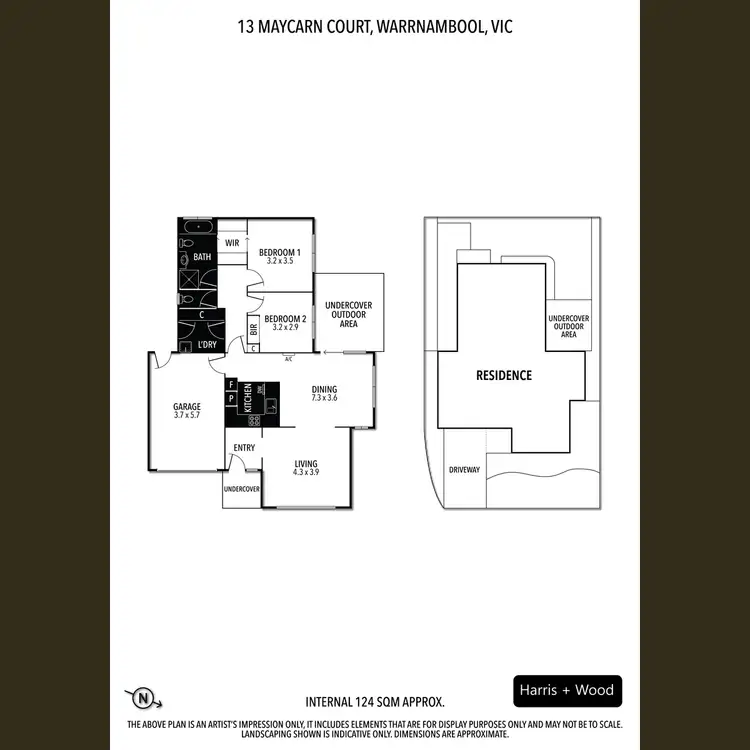Floorplan of Homely house listing, 13 Maycarn Court, Warrnambool VIC 3280