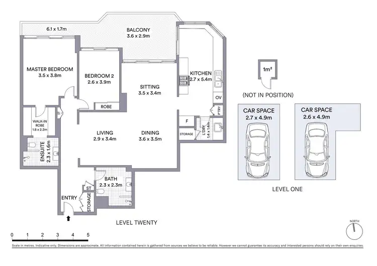 Floorplan of Homely apartment listing, 2002/71-73 Spring Street, Bondi Junction NSW 2022