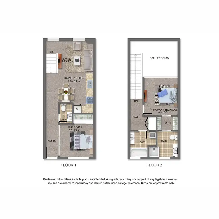 Floorplan of Homely flat listing, 127/8 Dath Street, Teneriffe QLD 4005