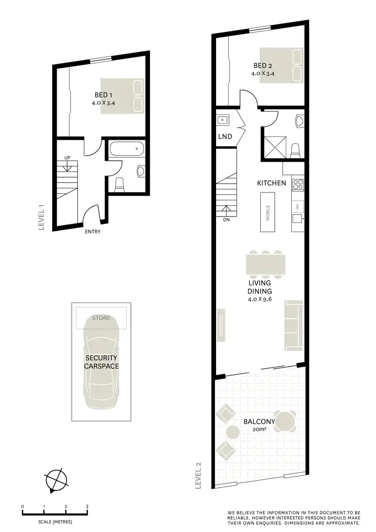 Floorplan of Homely apartment listing, 12/52-54 McEvoy Street, Waterloo NSW 2017