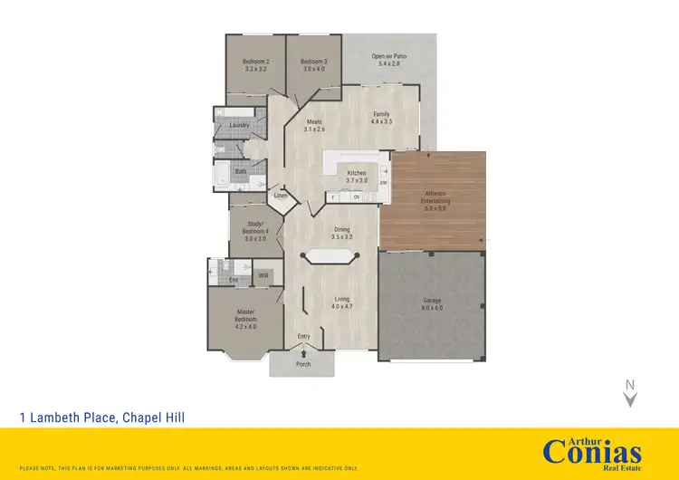 Floorplan of Homely house listing, 1 Lambeth Place, Chapel Hill QLD 4069