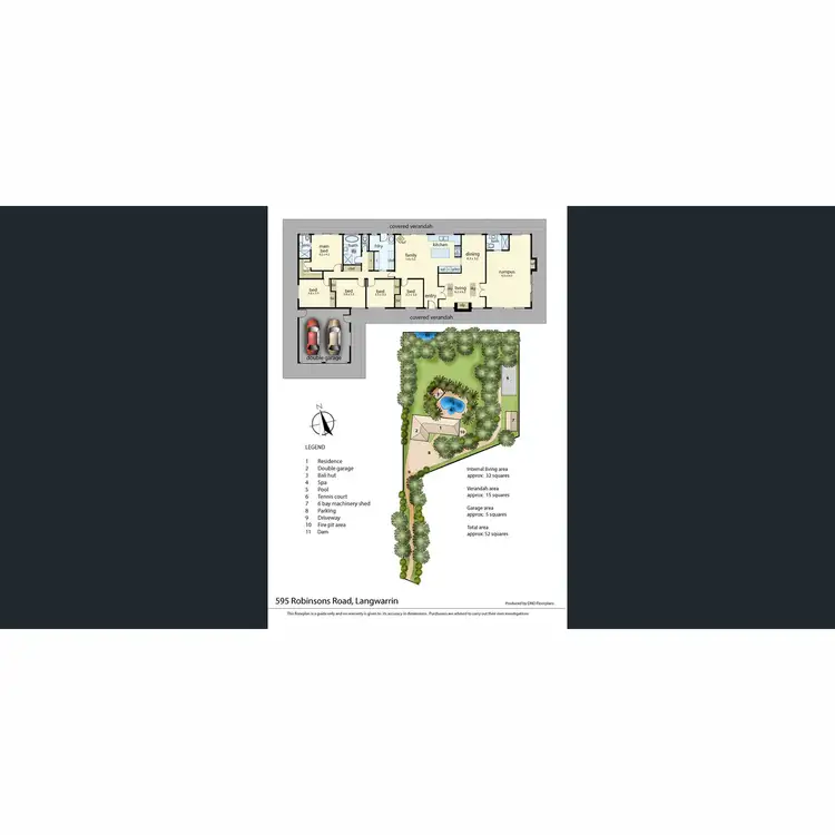 Floorplan of Homely rural property listing, 595 Robinsons Road, Langwarrin VIC 3910