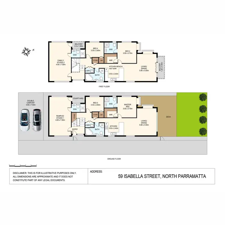 Floorplan of Homely house listing, 59 Isabella Street, North Parramatta NSW 2151
