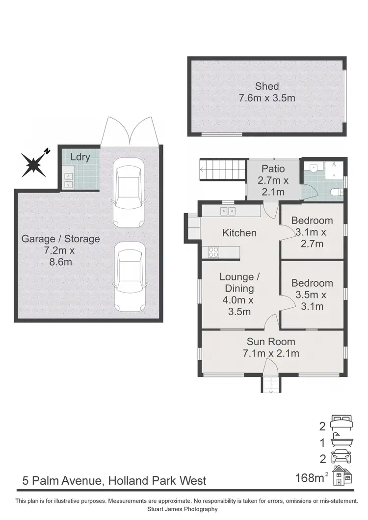Floorplan of Homely house listing, 5 Palm Avenue, Holland Park West QLD 4121