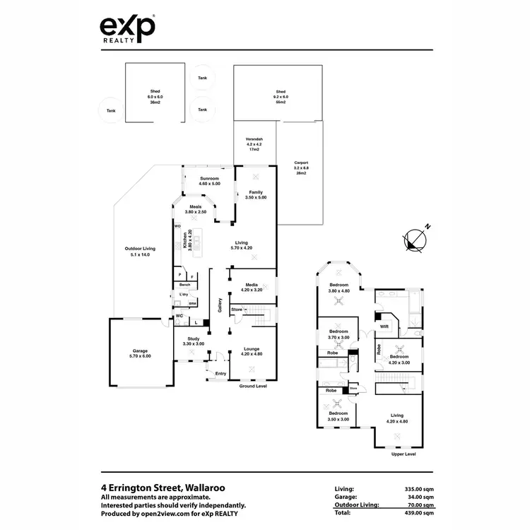 Floorplan of Homely house listing, 4 Errington Street, Wallaroo SA 5556