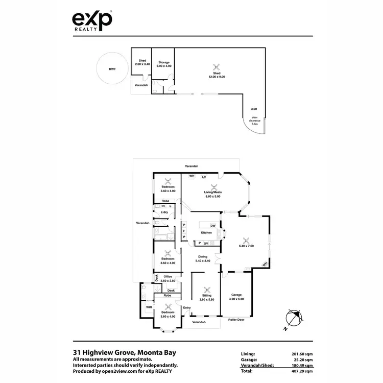 Floorplan of Homely house listing, 31 Highview Grove, Moonta Bay SA 5558