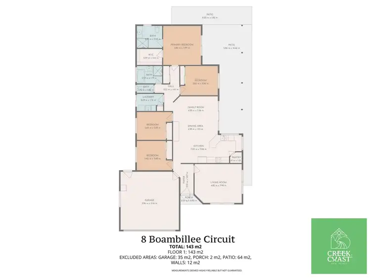 Floorplan of Homely house listing, 8 Boambillee Circuit, Cooloola Cove QLD 4580