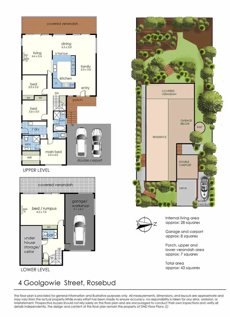 Floorplan of Homely house listing, 4 Goolgowie Street, Rosebud VIC 3939