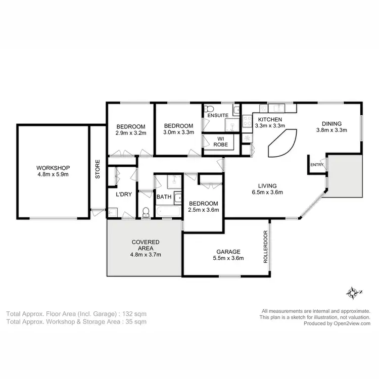 Floorplan of Homely house listing, 11 Jacaranda Drive, Margate TAS 7054