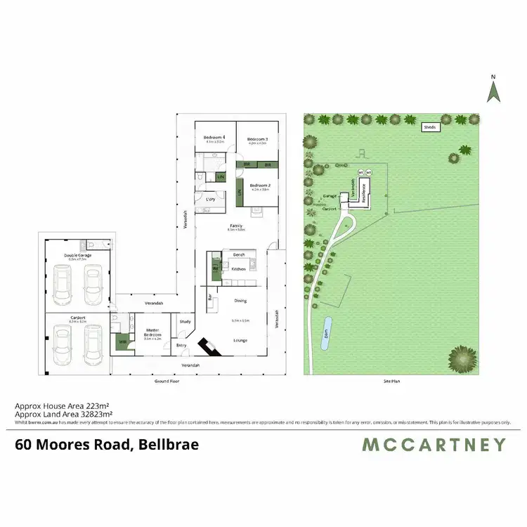 Floorplan of Homely house listing, 60 Moores Road, Bellbrae VIC 3228