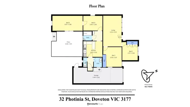 Floorplan of Homely house listing, 32 Photinia Street, Doveton VIC 3177