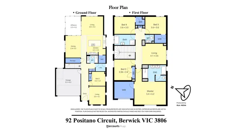 Floorplan of Homely house listing, 92 Positano Circuit, Berwick VIC 3806