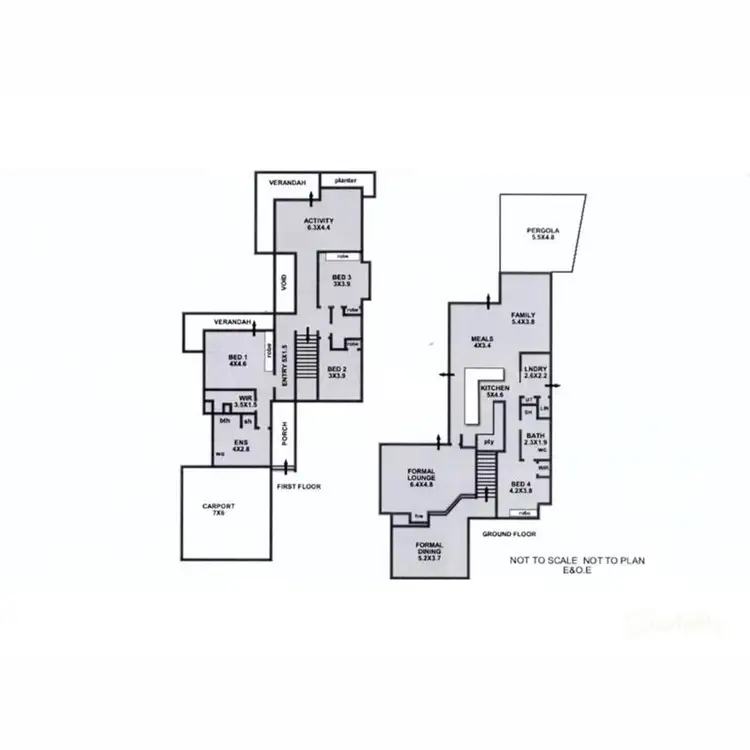 Floorplan of Homely house listing, 100 River Way, Salter Point WA 6152