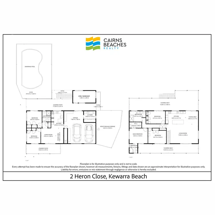 Floorplan of Homely house listing, 2 Heron Close, Kewarra Beach QLD 4879