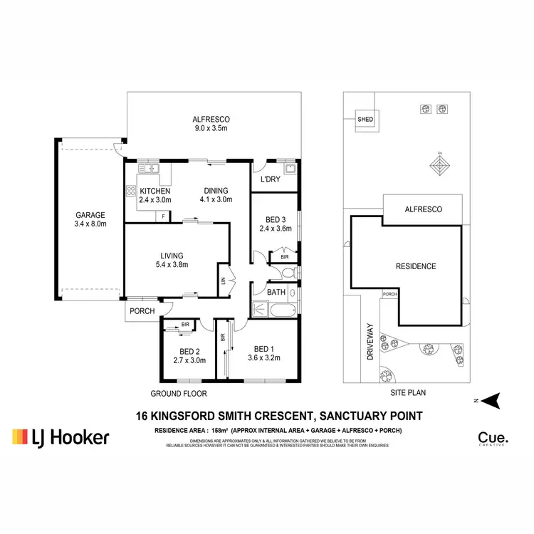 Floorplan of Homely house listing, 16 Kingsford Smith Crescent, Sanctuary Point NSW 2540