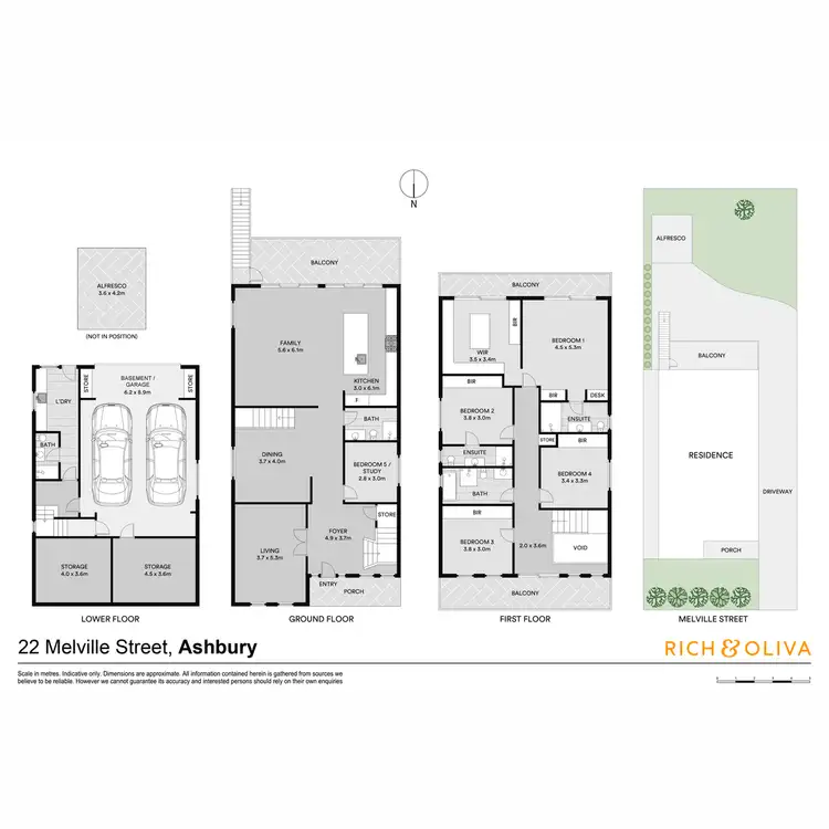 Floorplan of Homely house listing, 22 Melville Street, Ashbury NSW 2193
