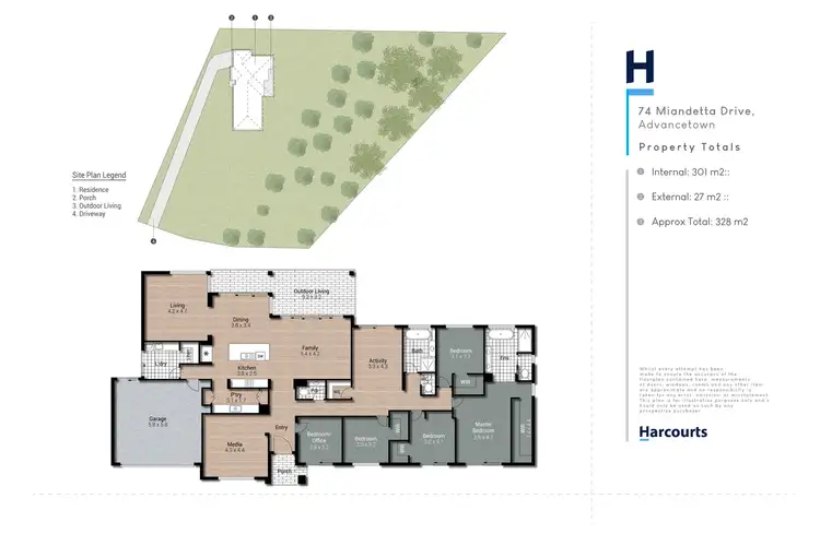Floorplan of Homely house listing, 74 Miandetta Drive, Nerang QLD 4211