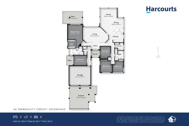 Floorplan of Homely house listing, 26 Tranquility Circuit, Helensvale QLD 4212