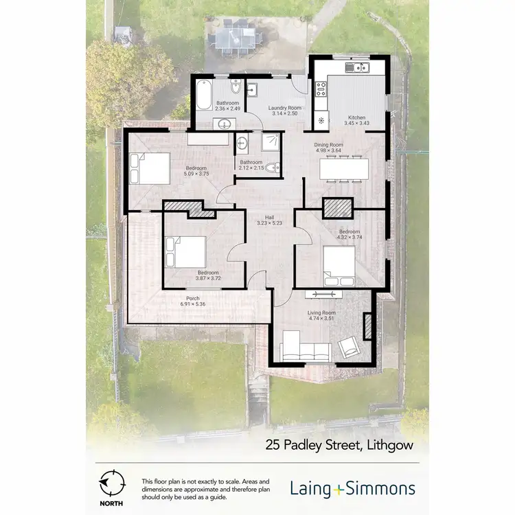 Floorplan of Homely house listing, 25 Padley Street, Lithgow NSW 2790