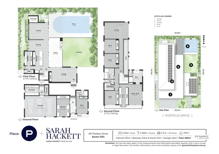 Floorplan of Homely house listing, 40 Porteus Drive, Seven Hills QLD 4170