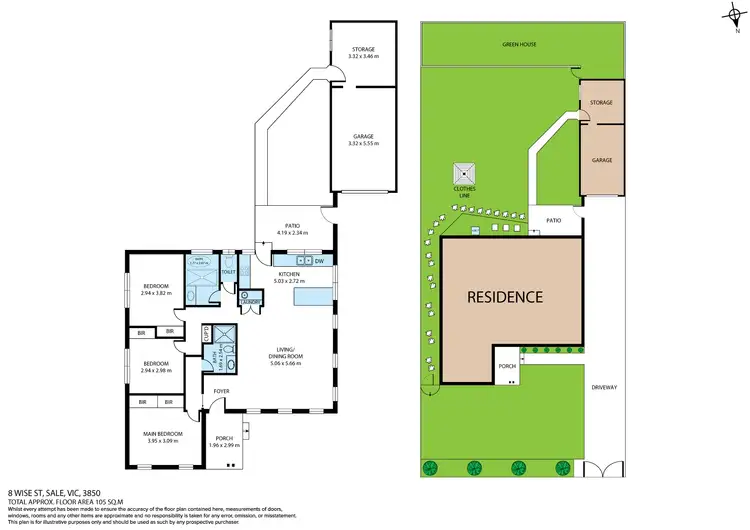 Floorplan of Homely house listing, 8 Wise Street, Sale VIC 3850