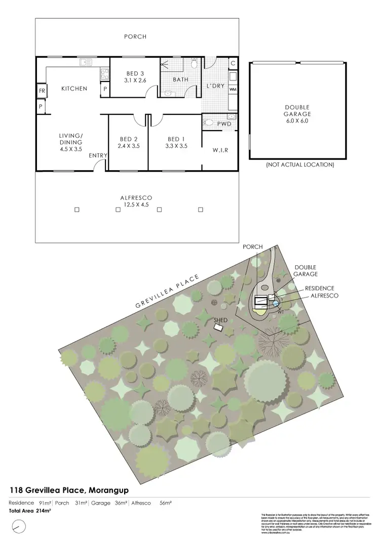 Floorplan of Homely rural property listing, 118 Grevillea Place, Morangup WA 6083