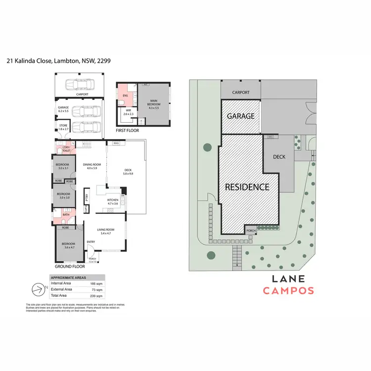Floorplan of Homely house listing, 21 Kalinda Close, Lambton NSW 2299