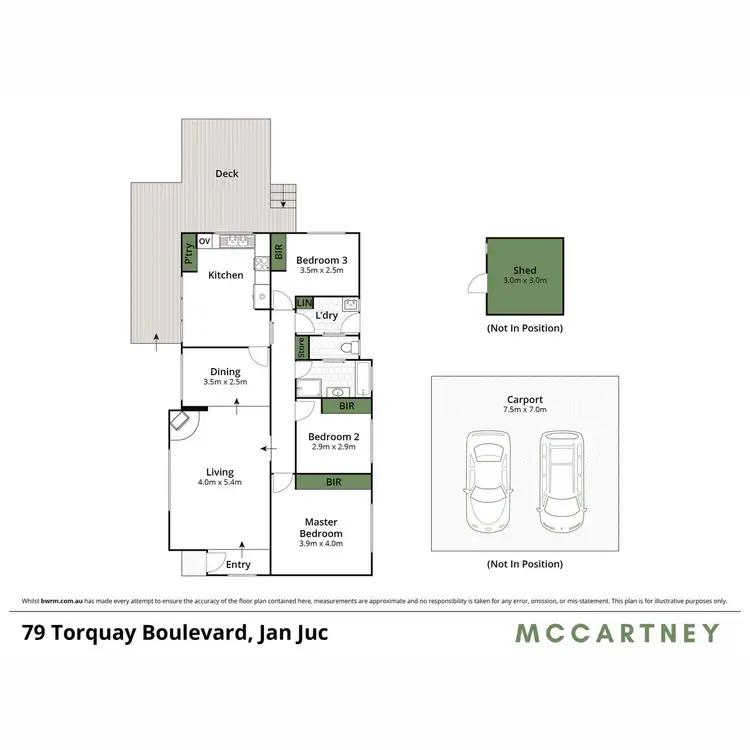 Floorplan of Homely house listing, 79 Torquay Boulevard, Jan Juc VIC 3228