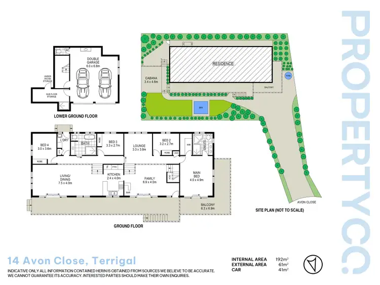 Floorplan of Homely house listing, 14 Avon Close, Terrigal NSW 2260