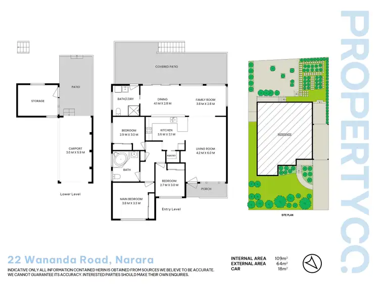Floorplan of Homely house listing, 22 Wananda Road, Narara NSW 2250