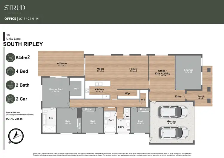 Floorplan of Homely house listing, 18 Unity Lane, South Ripley QLD 4306