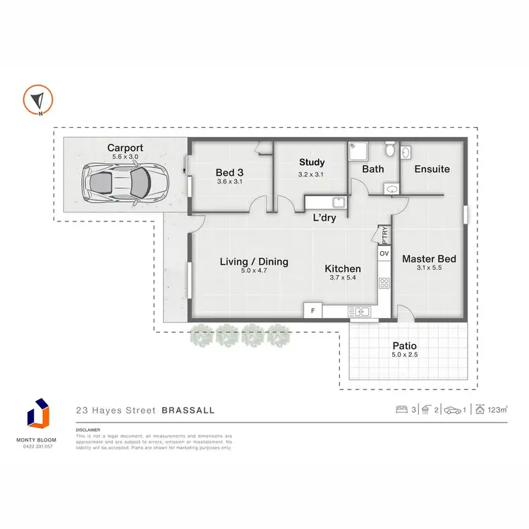 Floorplan of Homely house listing, 23 Hayes Street, Brassall QLD 4305