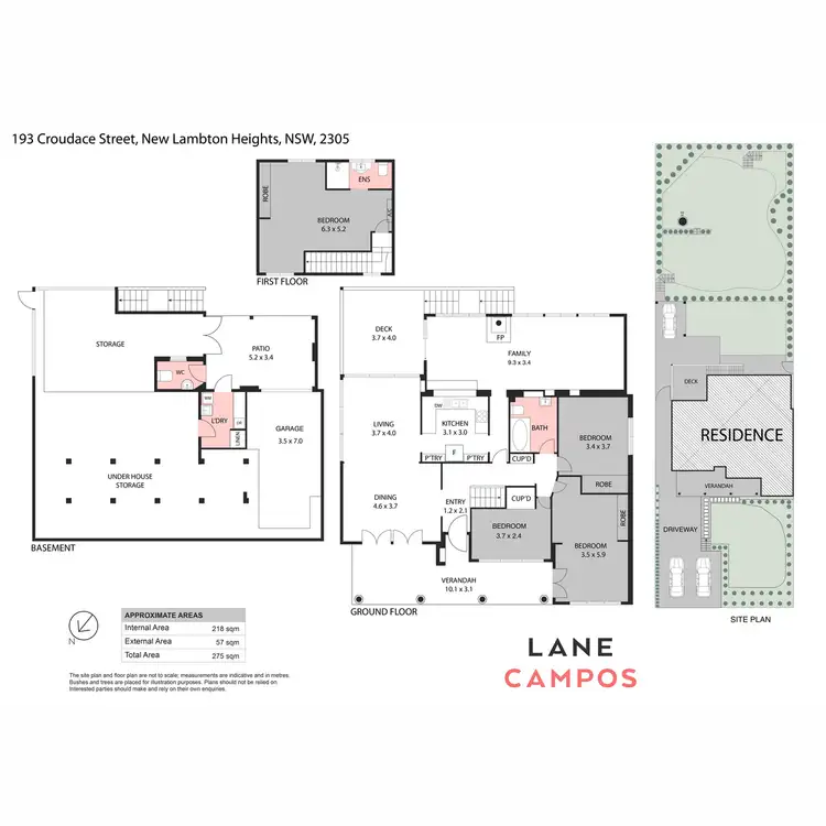 Floorplan of Homely house listing, 193 Croudace Street, New Lambton Heights NSW 2305