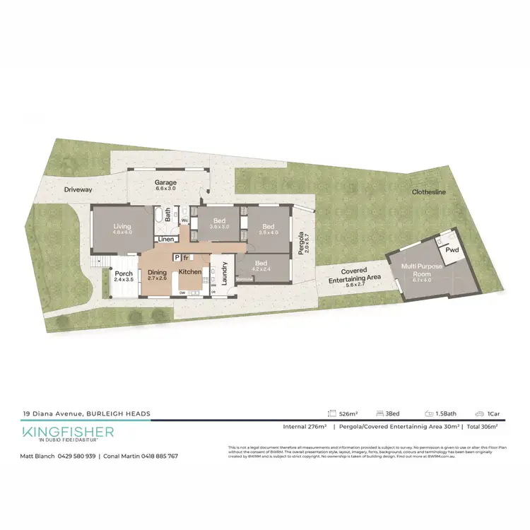 Floorplan of Homely house listing, 19 Diana Avenue, Burleigh Heads QLD 4220