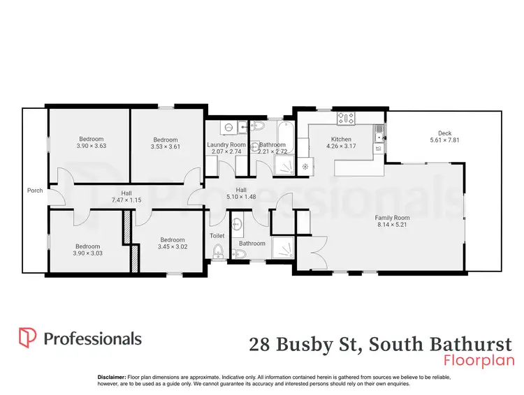 Floorplan of Homely house listing, 28 Busby Street, South Bathurst NSW 2795
