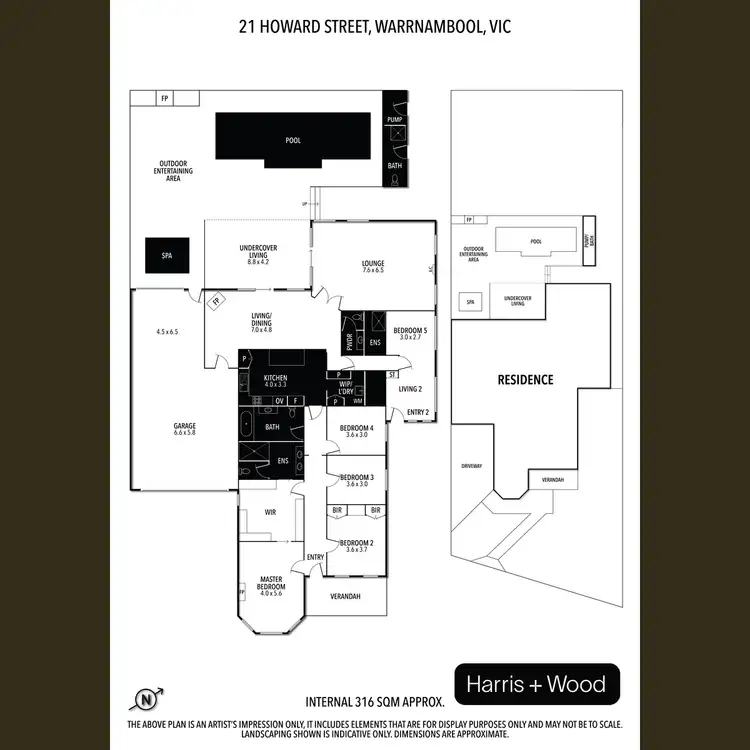 Floorplan of Homely house listing, 21 Howard Street, Warrnambool VIC 3280
