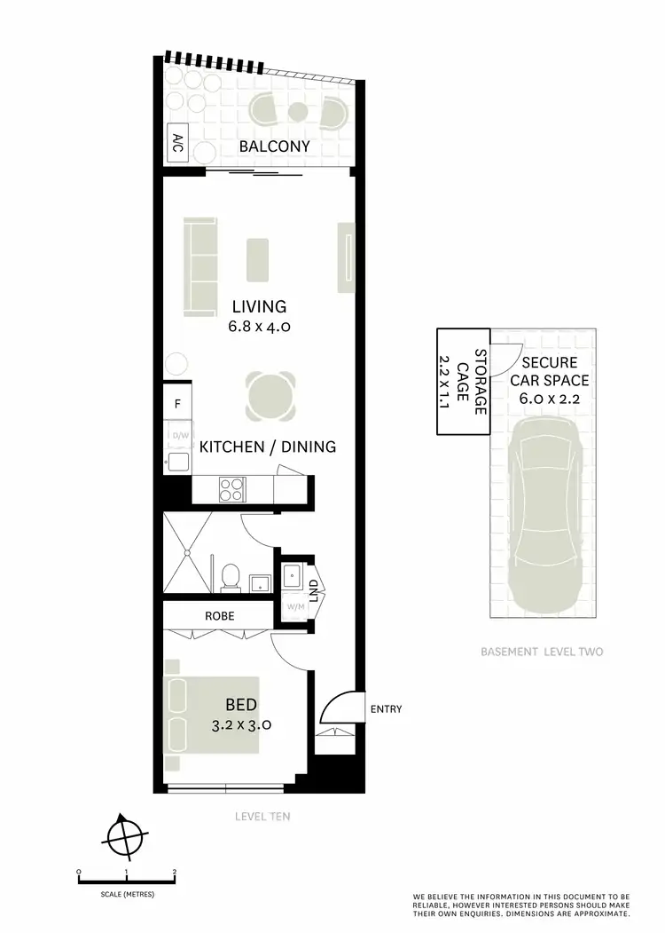 Floorplan of Homely apartment listing, 1004/109 Oxford Street, Bondi Junction NSW 2022