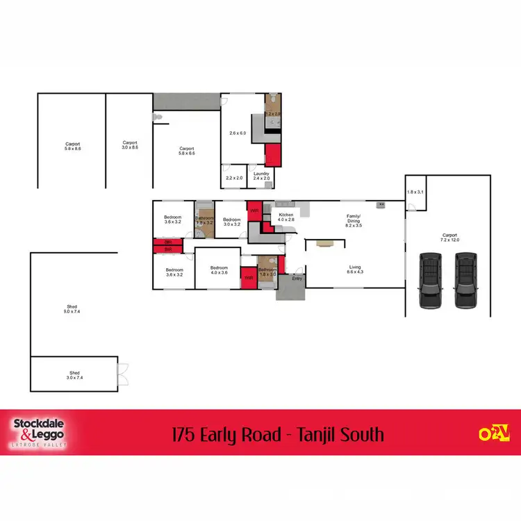 Floorplan of Homely rural property listing, 175 Early Road, Tanjil South VIC 3825
