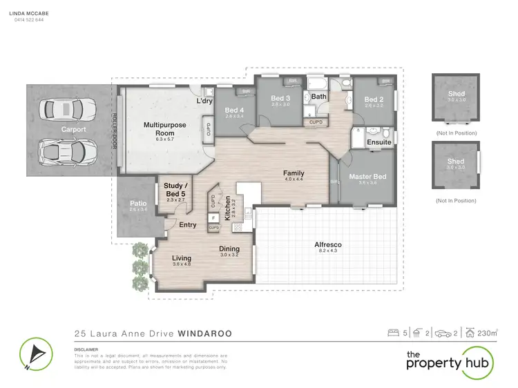 Floorplan of Homely house listing, 25 Laura Anne Drive, Windaroo QLD 4207