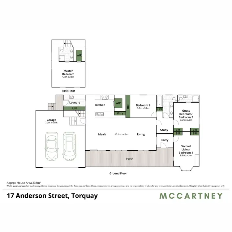 Floorplan of Homely house listing, 17 Anderson Street, Torquay VIC 3228