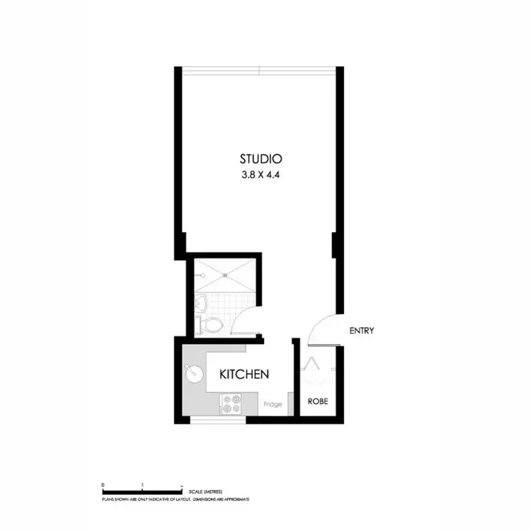 Floorplan of Homely apartment listing, 21/50-58 Roslyn Gardens, Elizabeth Bay NSW 2011