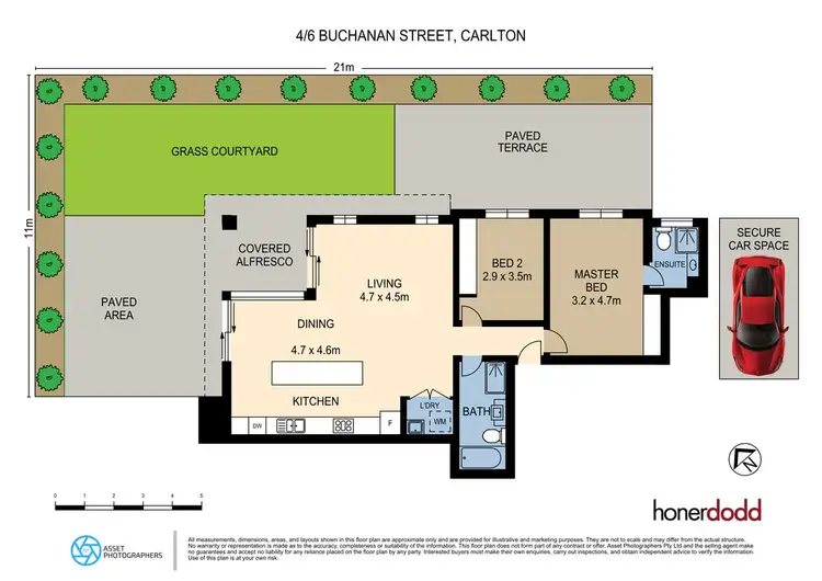 Floorplan of Homely apartment listing, 4/6 Buchanan Street, Carlton NSW 2218