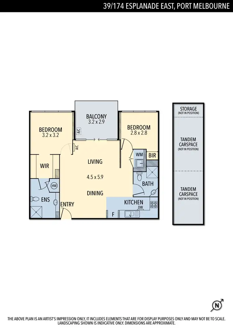 Floorplan of Homely apartment listing, 39/174 Esplanade East, Port Melbourne VIC 3207