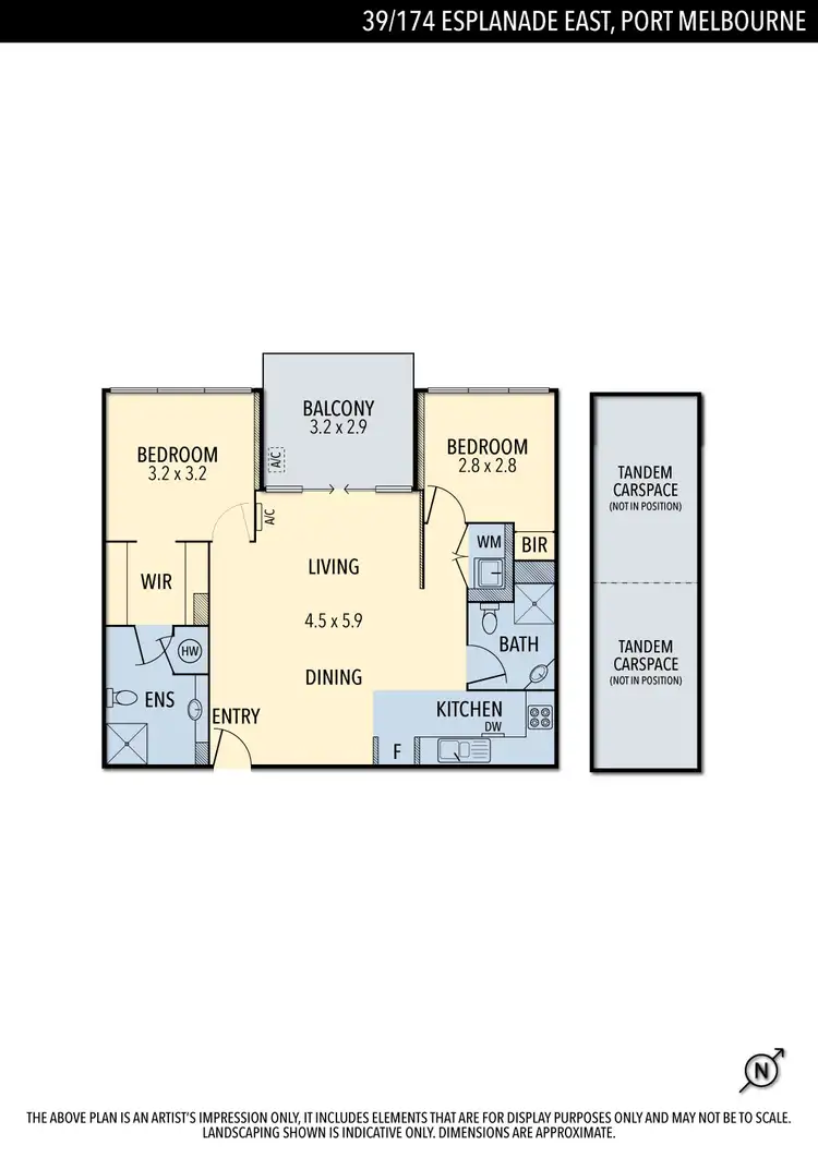 Floorplan of Homely apartment listing, 39/174 Esplanade East, Port Melbourne VIC 3207