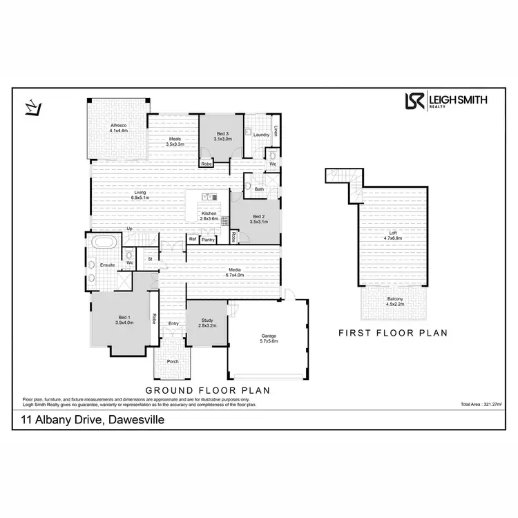 Floorplan of Homely house listing, 11 Albany Drive, Dawesville WA 6211