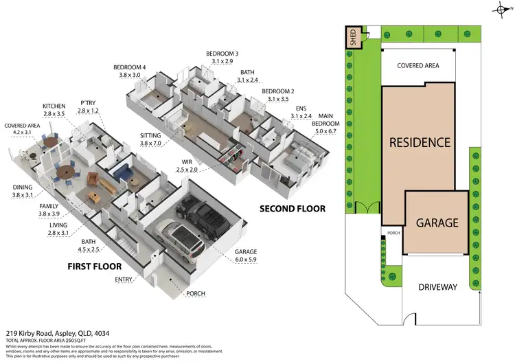 Floorplan of Homely house listing, 219 Kirby Road, Aspley QLD 4034