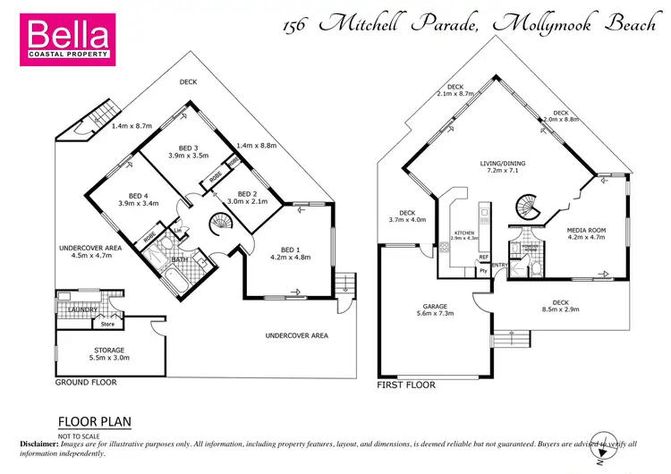 Floorplan of Homely house listing, 156 Mitchell Parade, Mollymook Beach NSW 2539