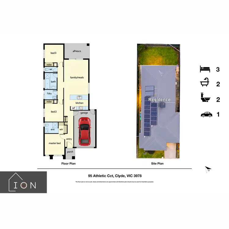 Floorplan of Homely house listing, 95 Athletic Circuit, Clyde VIC 3978